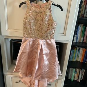 NEW WITH TAGS Xtraordinary Girl’s Rose Gold Fancy Dress
